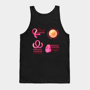 In October We Wear Pink Breast Cancer Awareness Survivor Tank Top